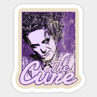 the cure retro classic Sticker